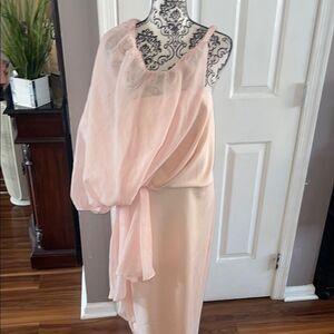 Asos NWT  Pink Chiffon Dress